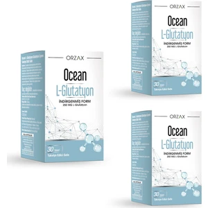 Ocean L-Glutatyon 250 Mg 30 Tablet x 3 Adet