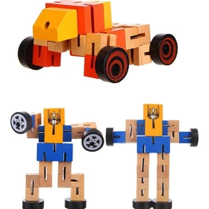 Ahşap Robot Arabaya Dönüşen