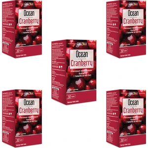 Ocean Cranberry 30 Tablet x 5 Adet