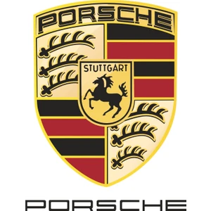 Sticker Fabrikası Porsche Logo Sticker 00603