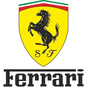 Sticker Fabrikası Ferrari Logo Sticker 00566