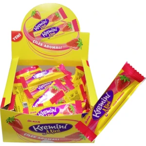 Kremini Mini Çilek Aromalı Şekerleme 7 gr x 50'li