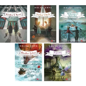 Pera Günlükleri 5 Kitap Set Delal Arya (Körler Ülkesi, Sırlar Oteli, Mühürlerin Muhafızı, Buzlar Şehri, Kökenler Labirenti)
