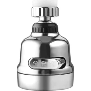 Üç Fonksiyonlu 360° Oynar Musluk Başlığı Tasarruflu Başlık Krom Tüm Musluklara Uyumlu