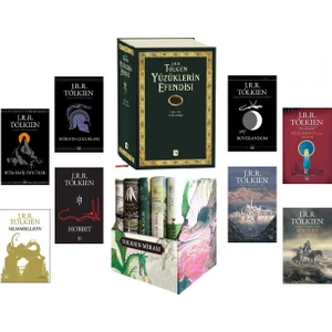 Yüzüklerin Efendisi: Üçleme Tek Cilt -  Bitmemiş Öyküler - Hobbit - Silmarillion - Hurin'in Çocukları - J. R. R. Tolkien - 14 Kitap