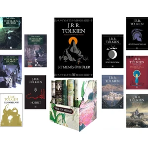 Yüzüklerin Efendisi Üçlemesi- Yüzük Kardeşliği -  İki Kule- Kralın Dönüşü - Hobbit - Silmarillion - J. R. R. Tolkien  - 16 Kitap Set