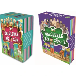 Ünlülerle Bir Gün Serisi 2 Set Bir Arada 20 Kitap Set
