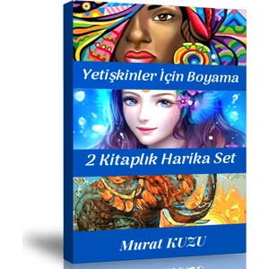 Yetişkinler İçin Harika Boyama Kitap Seti (2 Kitap)