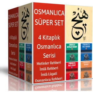 Enine Boyuna Eğitim Osmanlıca Süper Set (4 Kitaplık Osmanlıca Serisi)