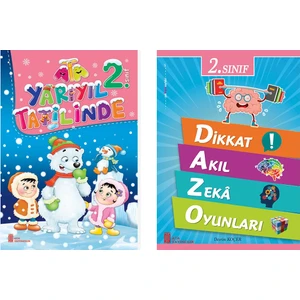Ata Yayıncılık 2. Sınıf Ata Yarıyıl Tatilinde + Dikkat Akıl Zeka Oyunları