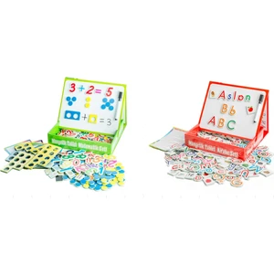 Diy-Toy Manyetik Tablet Alfabe ve Matematik Eğitim Seti - 2'li Set