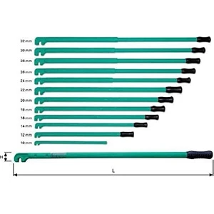 Kollu Anahtar Dövme Çelik Yakar 22MM