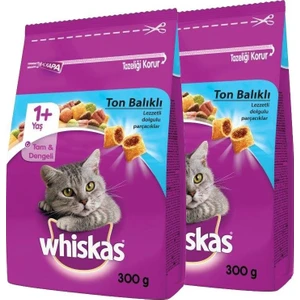 Whıskas Kuru Mama 300GR Erıskın Ton Balıklı X2