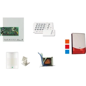 Alarm Seti Kablolu Paradox SP4000 Kontrol Paneli+Trafo+Pır+Siren