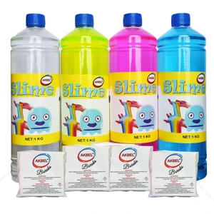 şaka hamuru slime 4 renk 4x1 kg + boraks