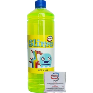 şaka hamuru slime fosforlu yeşil 1 kg + boraks
