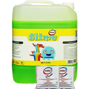şaka hamuru slime fosforlu yeşil 5 kg + 200 gr boraks