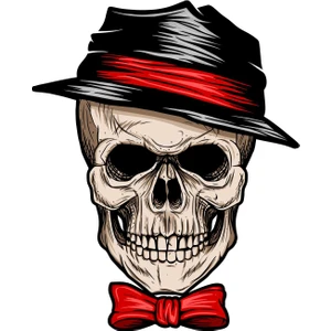 Sticker Atölyesi Papyon Kurukafa Sticker - 13026