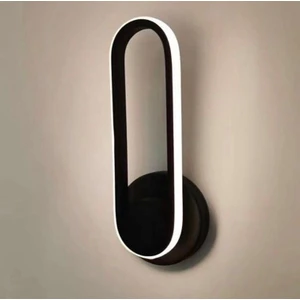 Modern Dekoratif LED Duvar Aplik Siyah 3000K (1ADET)