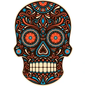 Sticker Atölyesi Kurukafa Sticker - 13067