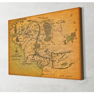 Ortaçağ Middle Earth Kanvas Tablo