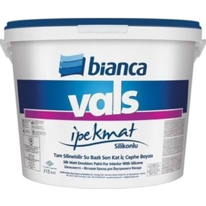 Vals Ipek Mat 7250 Kesekağıdı Rengi Silikonlu Iç Cephe Boya 2.5 Lt