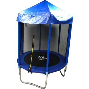 183 cm Çatılı Trambolin Fileli Outdoor Bahçe Tipi Şapkalı Trambolin