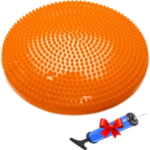 Yoga Pilates Denge Yastığı Turuncu Pompa Hediyeli