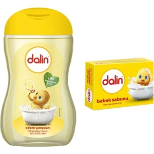 Bebek Şampuanı 200 ml +  Dalin Bebek Sabunu Klasik 100 gr