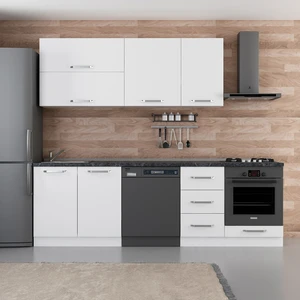 255 cm Mutfak Dolabı Beyaz 255-B14