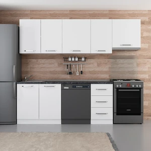 255 cm Mutfak Dolabı Beyaz 255-B12