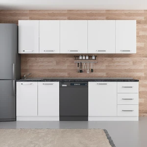 255 cm Mutfak Dolabı Beyaz 255-B9