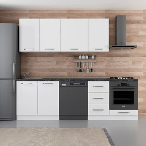 255 cm Mutfak Dolabı Beyaz 255-B11