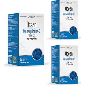 Ocean Mk-7 100 Mcg K2 Vitamini 30 Kapsül x 3 Adet