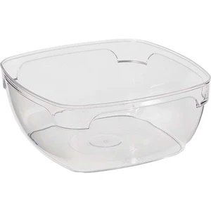 Kristal Kare Kase Şeffaf 300 ml - 12'li