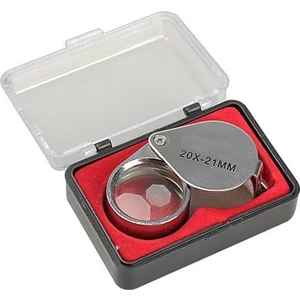 20X 21MM Katlanır Cam Lens Büyüteç Sanayi Kuyumcular Antika Koleksiyon