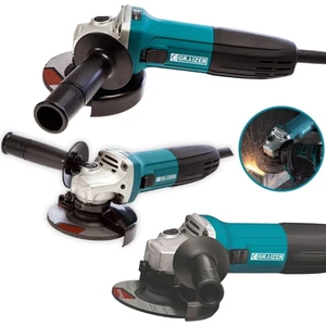 Alman 2000 Watt Professional Sjs Çift Metal Şanzuman Avuç Içi Taşlama Makinesi 125 mm Mavi
