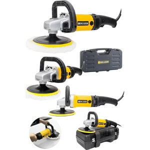 Alman 3000 Watt 6 Kademe Devir Ayarlı Polisaj Makinasi Zımpara Pasta Cila Makinesi Sarı
