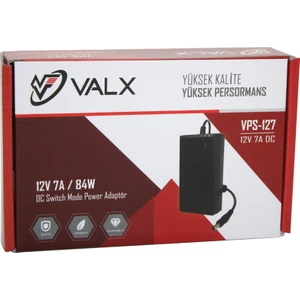VPS-127 12V 7A 84W Plastik Kamera Adaptörü