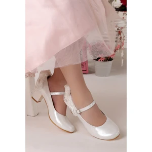 Kiko Kids Kiko 754 Vakko Günlük Kız Çocuk 4 cm Topuk Babet Ayakkabı