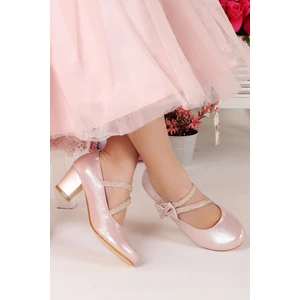 Kiko Kids 750 Vakko Günlük Kız Çocuk 4 cm Topuk Babet Ayakkabı