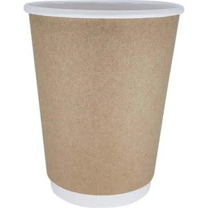 Ambalaj Pazarı Double Wall Kraft Karton Bardak 14 Oz - 25'li