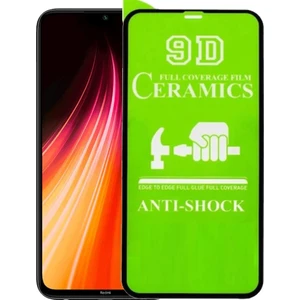 Techatech 9h Seramik Nano Full Kaplama Cam Xiaomi Redmi Note 8 Siyah