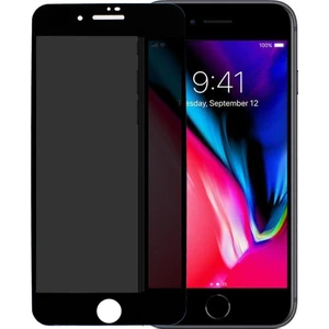 Techatech Apple iPhone 8 Plus Tam Koruma Hayalet Ekran 9h Hd Görüntü Siyah