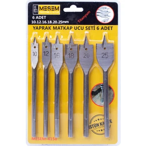 Yaprak Matkap Ucu Seti 6 Parça