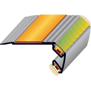 Alüminyum Işıklı Merdiven Profili 65x30mm Tek Kanallı BOY3m