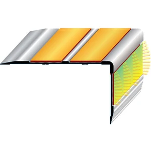 Alüminyum Merdiven Profili 90x50mm (3x25mm Titan Kaydırmaz Bant) BOY3m