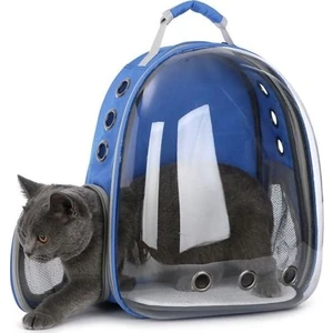 Pet Pretty Astronot Kedi Köpek Sırt Taşıma Çantası Mavi