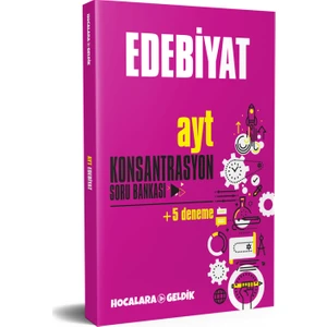 Hocalara Geldik AYT Konsantrasyon Edebiyat Soru Bankası