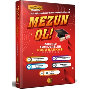 Liyakat Yayınları Mezun Ol Zorunlu Tüm Dersler Soru Bankası - Açık Öğretim Lisesi Sınavlarına Özel Hazırlık
